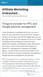 Mobile Screenshot of affiliatesystart.wordpress.com