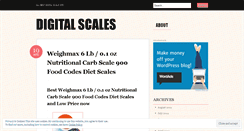 Desktop Screenshot of jimdigitalscale.wordpress.com
