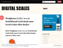 Tablet Screenshot of jimdigitalscale.wordpress.com