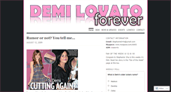 Desktop Screenshot of demilovatoforever.wordpress.com