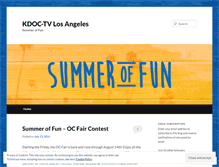 Tablet Screenshot of kdoctv.wordpress.com