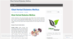 Desktop Screenshot of obatherbaldiabetesefektifitas.wordpress.com