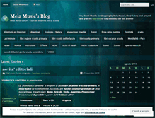 Tablet Screenshot of melamusic.wordpress.com