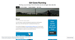 Desktop Screenshot of girlgonerunning.wordpress.com