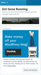 Mobile Screenshot of girlgonerunning.wordpress.com