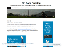 Tablet Screenshot of girlgonerunning.wordpress.com