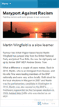Mobile Screenshot of maryportagainstracism.wordpress.com