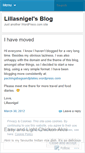 Mobile Screenshot of lillasn1gel.wordpress.com