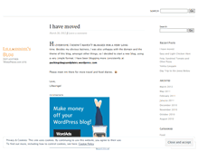 Tablet Screenshot of lillasn1gel.wordpress.com