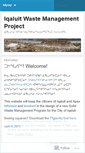 Mobile Screenshot of iqaluitwasteproject.wordpress.com