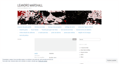 Desktop Screenshot of leandromarshall.wordpress.com