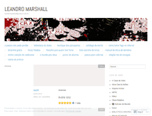 Tablet Screenshot of leandromarshall.wordpress.com