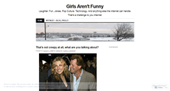 Desktop Screenshot of girlsxfunny.wordpress.com
