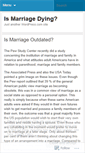 Mobile Screenshot of dyingmarriage09.wordpress.com