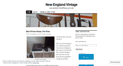 Desktop Screenshot of newenglandvintage.wordpress.com