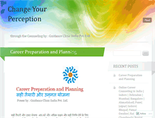 Tablet Screenshot of changeyourperception.wordpress.com