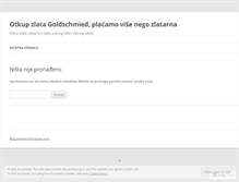 Tablet Screenshot of otkupzlata.wordpress.com