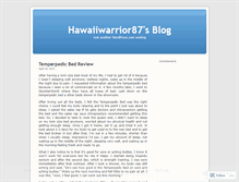 Tablet Screenshot of hawaiiwarrior87.wordpress.com