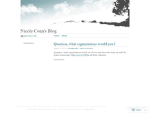 Tablet Screenshot of nicoleconn.wordpress.com