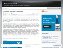 Tablet Screenshot of homeimprovementonline.wordpress.com
