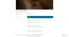 Desktop Screenshot of hermother.wordpress.com