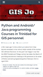 Mobile Screenshot of gisjo.wordpress.com