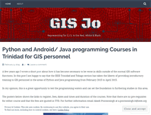 Tablet Screenshot of gisjo.wordpress.com