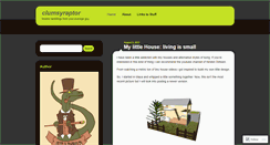 Desktop Screenshot of clumsyraptor.wordpress.com