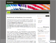 Tablet Screenshot of isosceles.wordpress.com