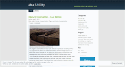 Desktop Screenshot of maxutility.wordpress.com