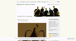 Desktop Screenshot of mammuth.wordpress.com