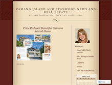 Tablet Screenshot of camanoislandrealestate.wordpress.com
