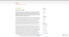 Desktop Screenshot of eesl.wordpress.com