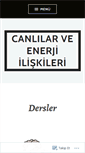 Mobile Screenshot of canlilarveenerjiiliskileri.wordpress.com