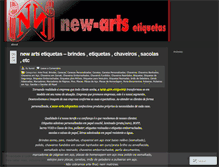 Tablet Screenshot of newartsetiquetas.wordpress.com