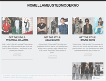 Tablet Screenshot of nomellameustedmoderno.wordpress.com