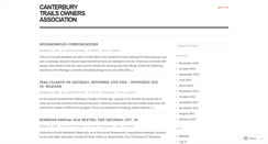 Desktop Screenshot of canterburytrailsoa.wordpress.com