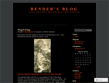 Tablet Screenshot of benda36.wordpress.com