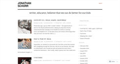 Desktop Screenshot of jonathanschorr.wordpress.com