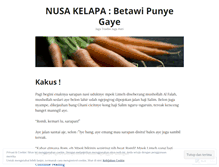 Tablet Screenshot of gambang.wordpress.com