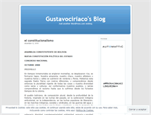 Tablet Screenshot of gustavociriaco.wordpress.com