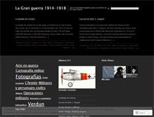 Tablet Screenshot of lagranguerra.wordpress.com