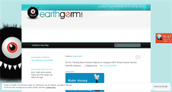 Desktop Screenshot of earthgerm.wordpress.com