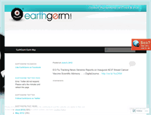 Tablet Screenshot of earthgerm.wordpress.com