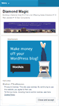 Mobile Screenshot of diamondmagic.wordpress.com