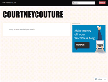 Tablet Screenshot of courtneycouture.wordpress.com