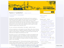 Tablet Screenshot of dofornoaofreezer.wordpress.com