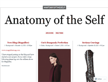 Tablet Screenshot of anatomyoftheself.wordpress.com