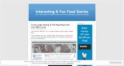 Desktop Screenshot of funfoodnews.wordpress.com