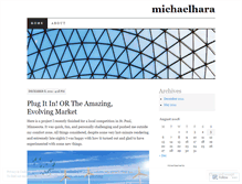 Tablet Screenshot of michaelhara.wordpress.com